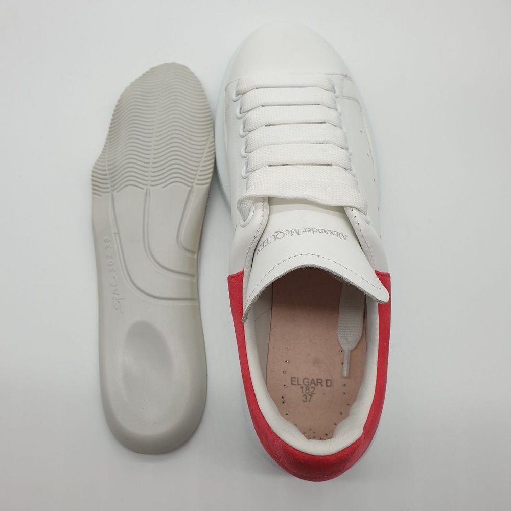 Alexander McQueen Leather Sneakers Size 37 - Picture 7 of 8